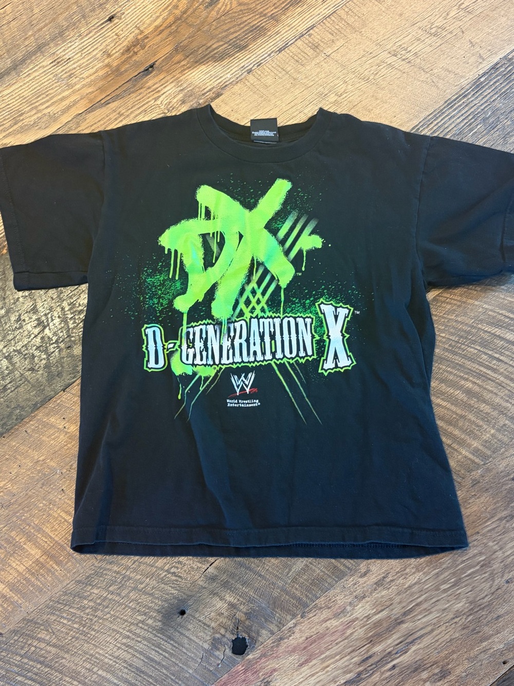 Vintage 2007 WWE D-Generation X DX Graphic Tee Small Y2K Wrestling Shirt